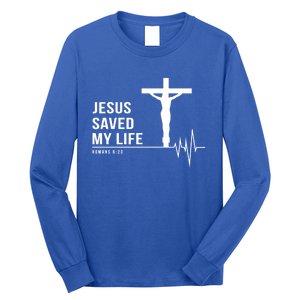 Christian Group Gift Jesus Saved My Life Holy Week Bible Gift Long Sleeve Shirt