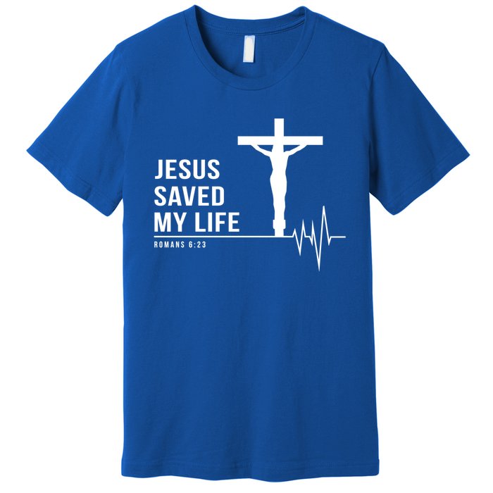 Christian Group Gift Jesus Saved My Life Holy Week Bible Gift Premium T-Shirt