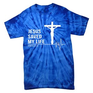 Christian Group Gift Jesus Saved My Life Holy Week Bible Gift Tie-Dye T-Shirt