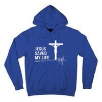 Christian Group Gift Jesus Saved My Life Holy Week Bible Gift Tall Hoodie