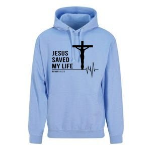 Christian Group Gift Jesus Saved My Life Holy Week Bible Gift Unisex Surf Hoodie