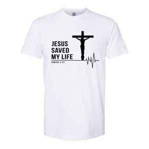 Christian Group Gift Jesus Saved My Life Holy Week Bible Gift Softstyle CVC T-Shirt