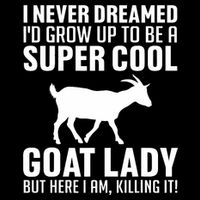 Cool Goats Goat Whisperer Pygmy Goat Animal 7-Panel Snapback Hat