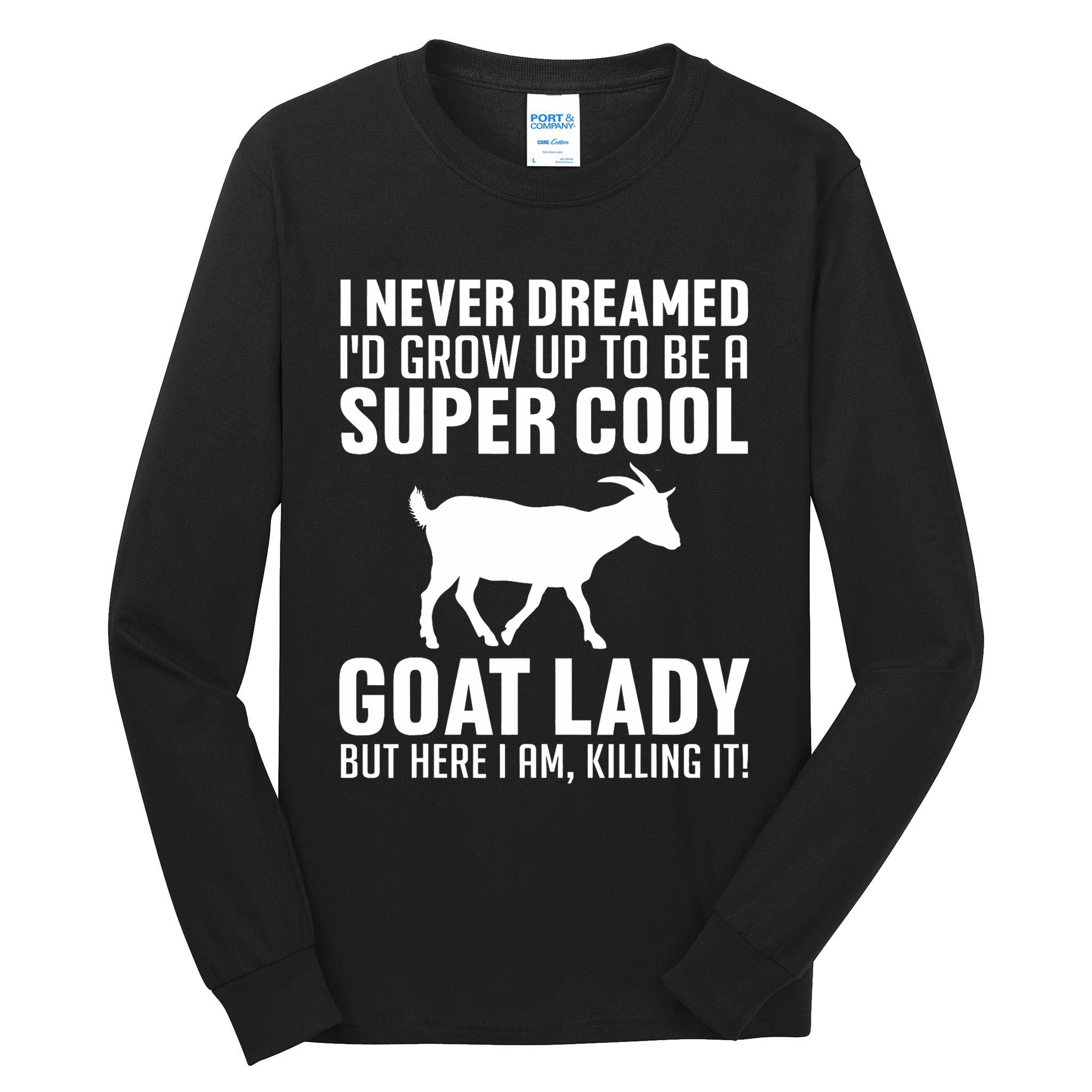 Cool Goats Goat Whisperer Pygmy Goat Animal Tall Long Sleeve T-Shirt