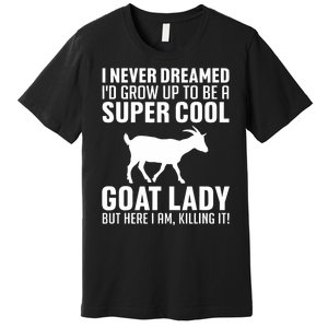 Cool Goats Goat Whisperer Pygmy Goat Animal Premium T-Shirt