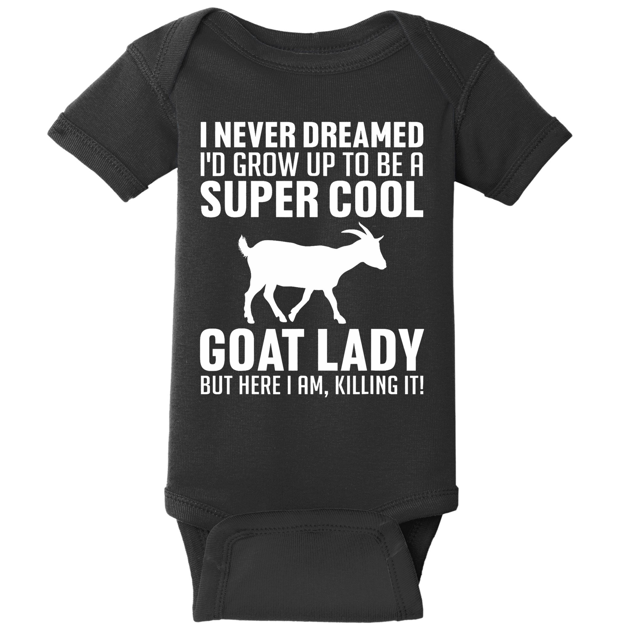 Cool Goats Goat Whisperer Pygmy Goat Animal Baby Bodysuit