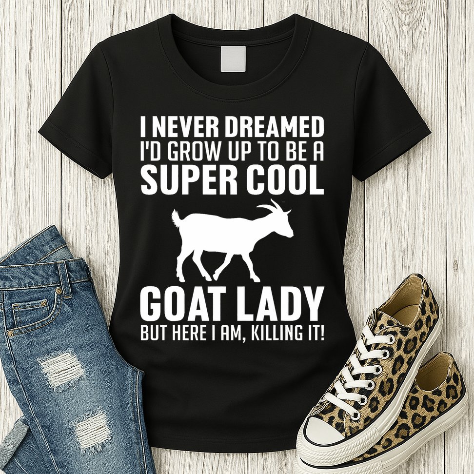 Cool Goats Goat Whisperer Pygmy Goat Animal Womens T-Shirt