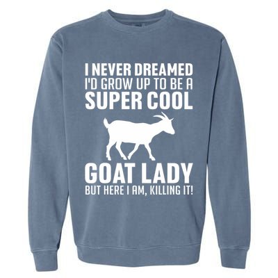 Cool Goats Goat Whisperer Pygmy Goat Animal Garment-Dyed Sweatshirt