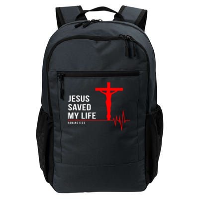 Christian Group Gift Jesus Saved My Life Holy Week Bible Funny Gift Daily Commute Backpack