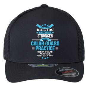 Color Guard Gift Funny Marching Band Flags Flexfit Unipanel Trucker Cap