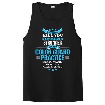 Color Guard Gift Funny Marching Band Flags PosiCharge Competitor Tank