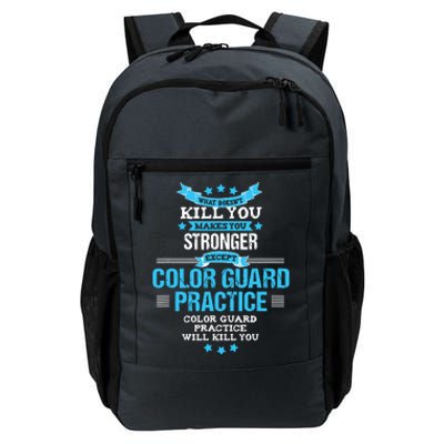 Color Guard Gift Funny Marching Band Flags Daily Commute Backpack