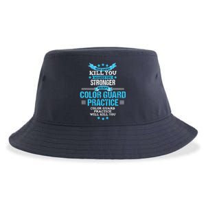 Color Guard Gift Funny Marching Band Flags Sustainable Bucket Hat