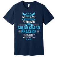 Color Guard Gift Funny Marching Band Flags Premium T-Shirt