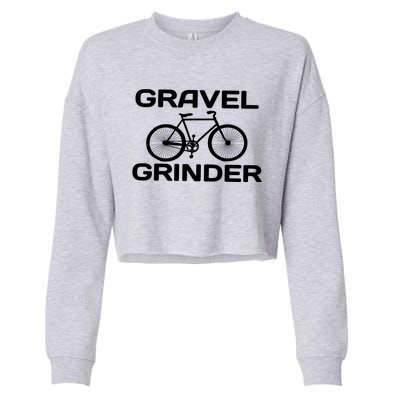 Cycling Gravel Grinder Cropped Pullover Crew