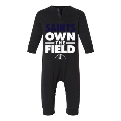 Cedar Grove High School Own The Field Infant Fleece One Piece