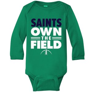 Cedar Grove High School Own The Field Baby Long Sleeve Bodysuit