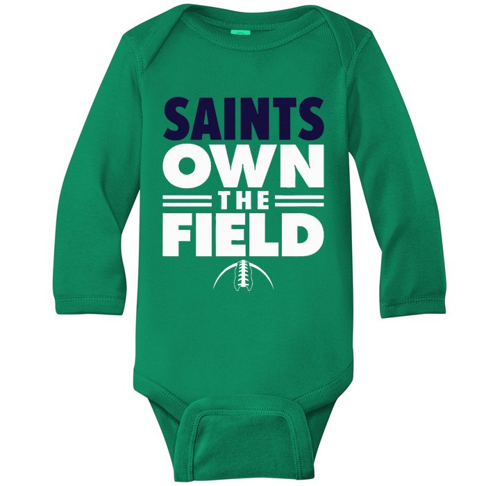 Cedar Grove High School Own The Field Baby Long Sleeve Bodysuit