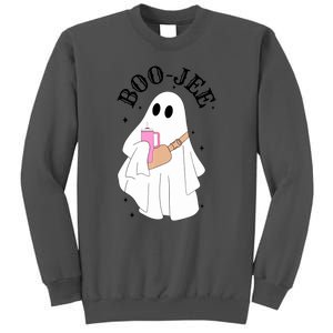 Cute Ghost Halloween Costume Spooky Season Boujee BooJee Gift Tall Sweatshirt