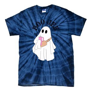 Cute Ghost Halloween Costume Spooky Season Boujee BooJee Gift Tie-Dye T-Shirt