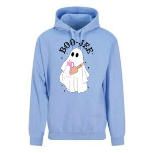 Cute Ghost Halloween Costume Spooky Season Boujee BooJee Gift Unisex Surf Hoodie