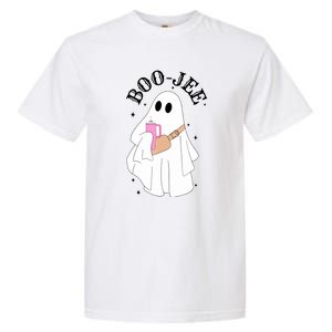 Cute Ghost Halloween Costume Spooky Season Boujee BooJee Gift Garment-Dyed Heavyweight T-Shirt