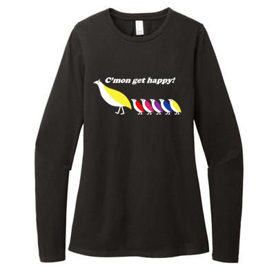 CMon Get Happy! Womens CVC Long Sleeve Shirt