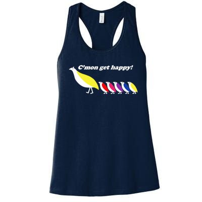 CMon Get Happy! Women's Racerback Tank