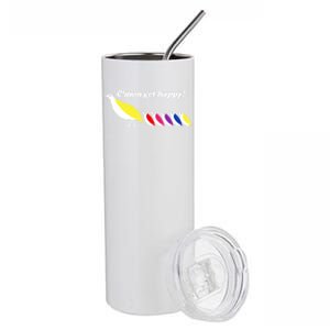 CMon Get Happy! Stainless Steel Tumbler