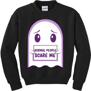 Cute Ghost Halloween Humor Kids Sweatshirt