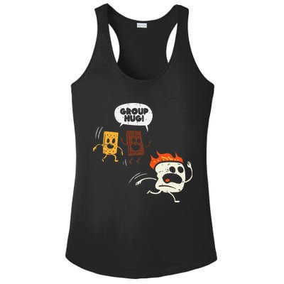 Camping Group Hug Smores Funny Marshmallow Ladies PosiCharge Competitor Racerback Tank