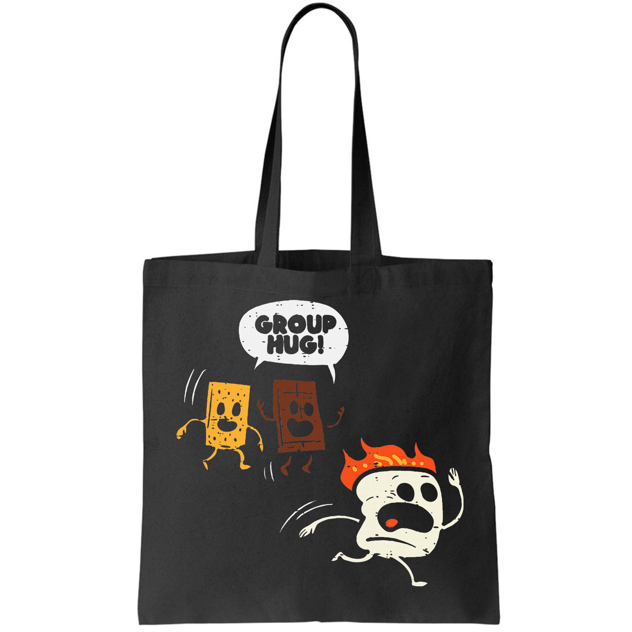 Camping Group Hug Smores Funny Marshmallow Bag