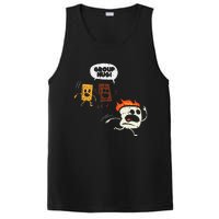 Camping Group Hug Smores Funny Marshmallow PosiCharge Competitor Tank