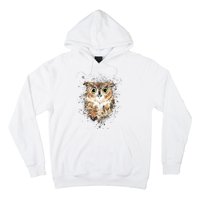 Cute Great Horned Owls Artistic Tees For Women Men Hoodie