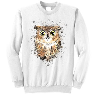 Cute Great Horned Owls Artistic Tees For Women Men Sweatshirt