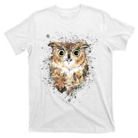 Cute Great Horned Owls Artistic Tees For Women Men T-Shirt