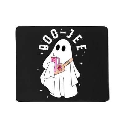 Cute Ghost Halloween Costume Boujee BooJee Spooky Season Mousepad