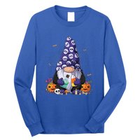 Cute Gnomes Happy Halloween Fall Candy Corn Pumpkin Funny Long Sleeve Shirt