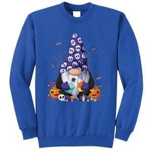 Cute Gnomes Happy Halloween Fall Candy Corn Pumpkin Funny Sweatshirt