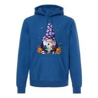 Cute Gnomes Happy Halloween Fall Candy Corn Pumpkin Funny Premium Hoodie