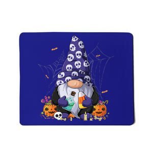 Cute Gnomes Happy Halloween Fall Candy Corn Pumpkin Funny Mousepad