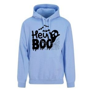 Cute Ghost Halloween Face Hey Boo Funny Halloween Gift Unisex Surf Hoodie