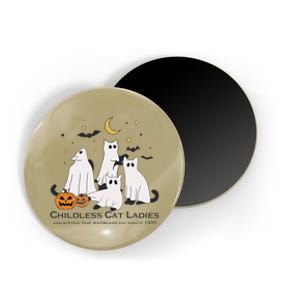 Cat Ghost Halloween Childless Cat Lady Voting Kamala 2024 Magnet