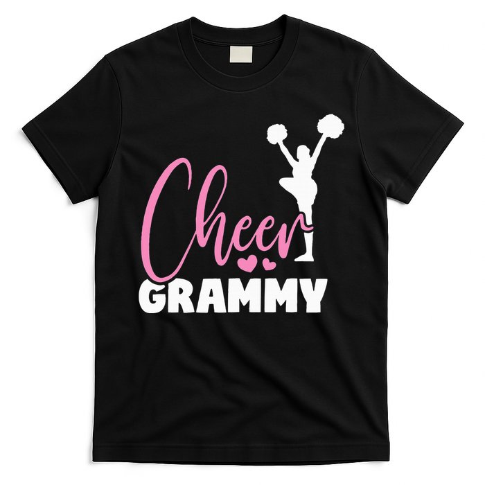 Cheer Grammy Heart Funny Cheerleader T-Shirt