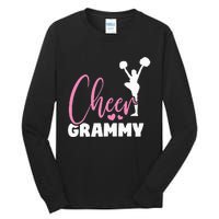 Cheer Grammy Heart Funny Cheerleader Tall Long Sleeve T-Shirt