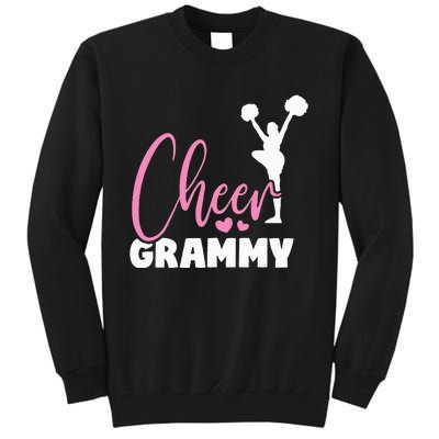 Cheer Grammy Heart Funny Cheerleader Tall Sweatshirt