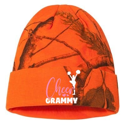 Cheer Grammy Heart Funny Cheerleader Kati Licensed 12" Camo Beanie