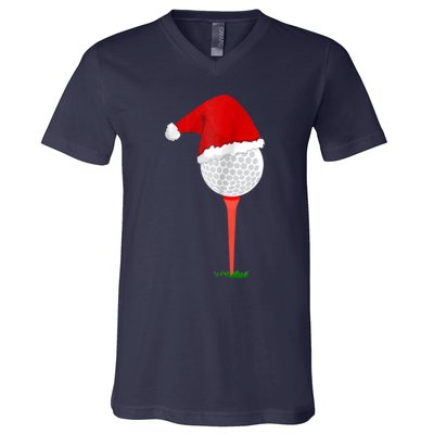 Christmas Golf Holiday Hole In One Classic V-Neck T-Shirt