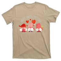 Cute Gnomes Heart Love Happy Valentines Day Matching Family T-Shirt