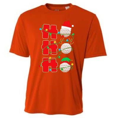 Christmas Golf Ho Ho Ho Funny Xmas Golfing Sports Golfer Gift Cooling Performance Crew T-Shirt